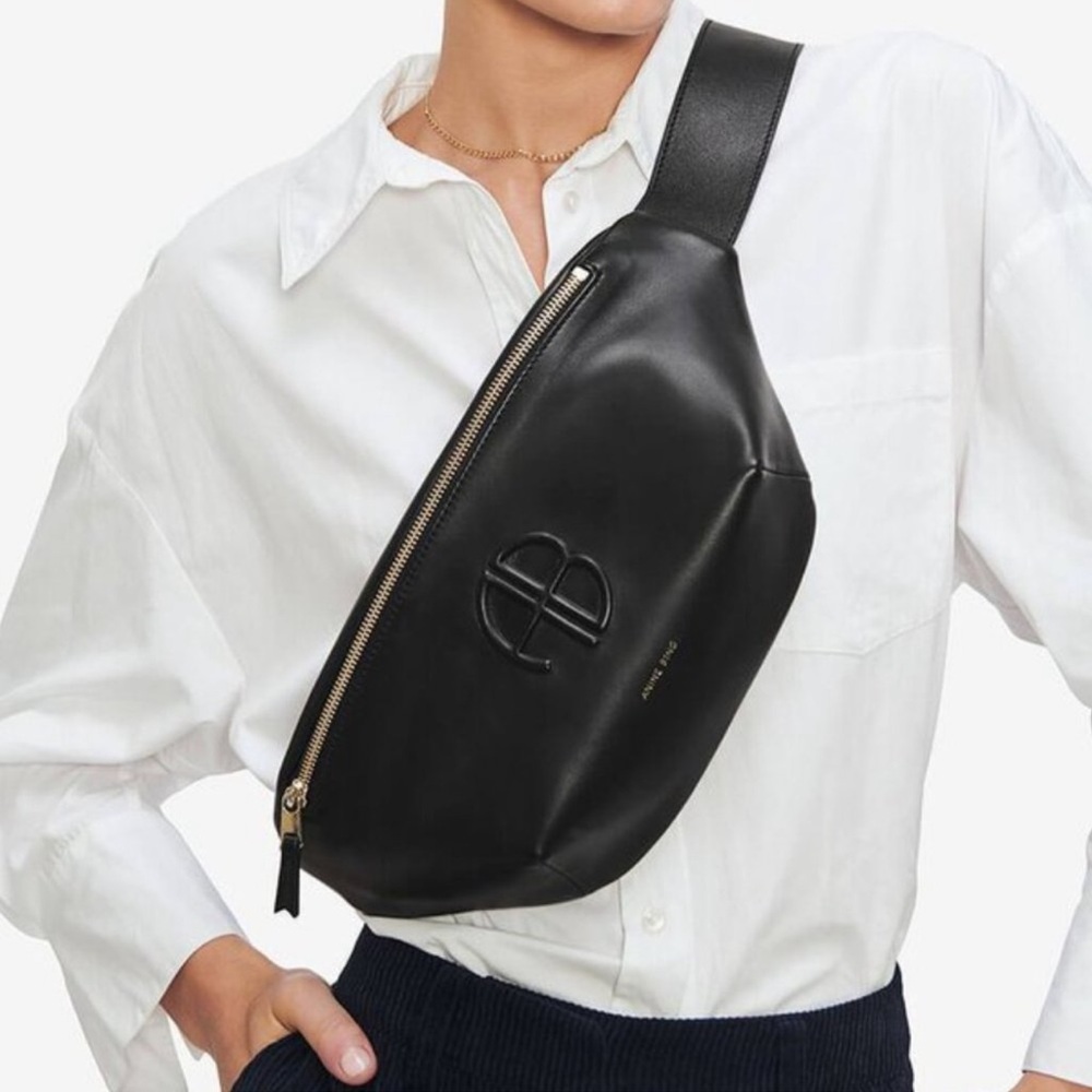 Anine Bing Calfskin Fanny Pack